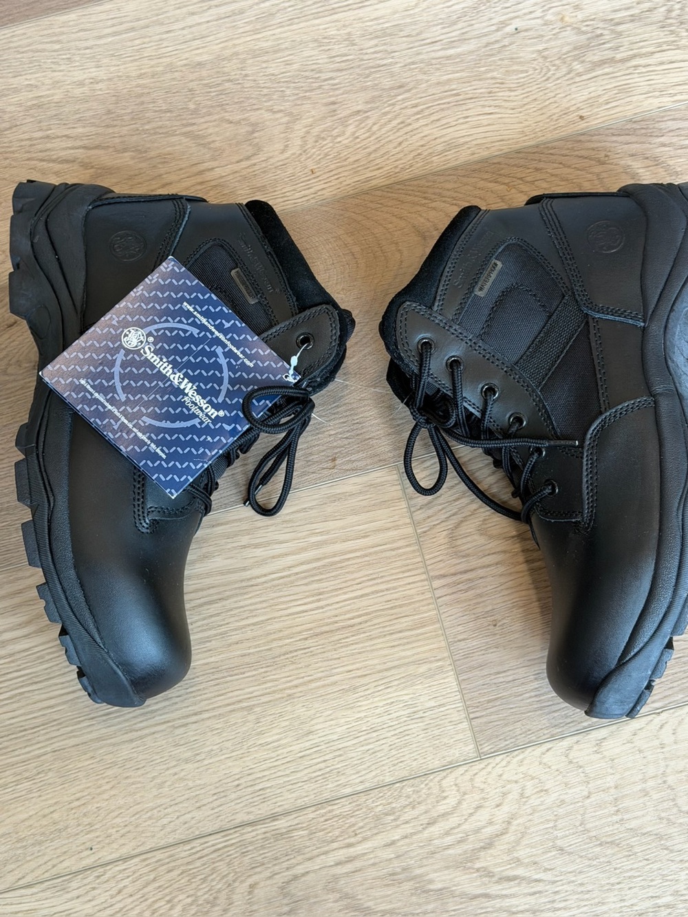Smith & Wesson Force 6 Waterproof Tactical Boots Women’s 11W Black - Picture 3 of 9